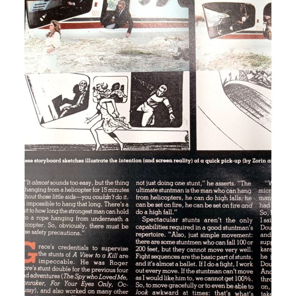 James Bond Duran Duran View To Kill Official Movie Magazine Vintage Walken Moore - Picture 9 of 13